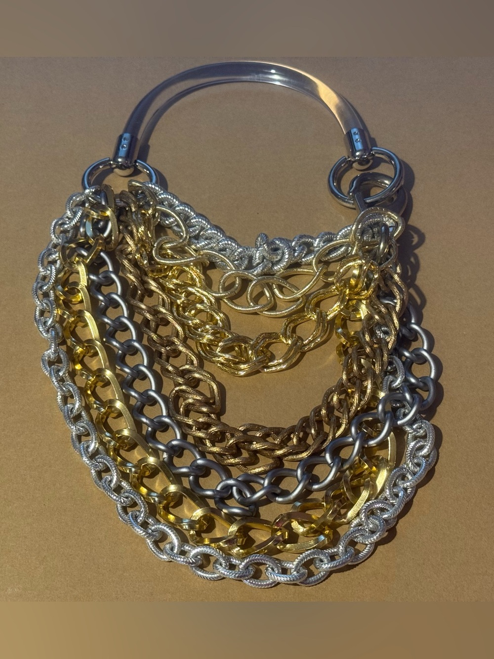 Julie Rubano Statement Multichain Lucite Necklace